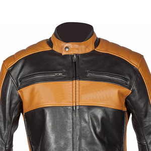 Veste d'hiver Biker Design vintage pour homme col montant de qualité avec le dernier prix de style - Product Image 6