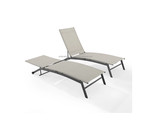Modern Minimalist Metal Foldable Outdoor Furniture <b>Sun</b> <b>Loungers</b> for Poolside Courtyard Bedroom Hotel Use From Indonesia - Product Image 3