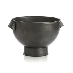 Refroidisseur de vin plaqué argent piédestal bol seau à glace métal aluminium refroidisseur de vin décoration de fête argent champagne boisson baignoire - Product Image 5