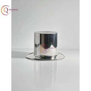 Seau à glace double paroi en acier inoxydable design chapeau refroidisseur de vin isolé pour les fêtes et événements en plein air brillant poli à la main - Product Image 6