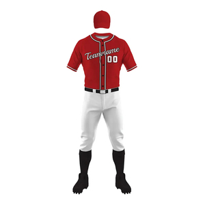 Ensemble d'uniformes de baseball personnalisés de haute qualité, vêtements de sport élégants, sublimation, grandes tailles, unisexe, logo personnalisé, options de couleurs, respirant - Product Image 2