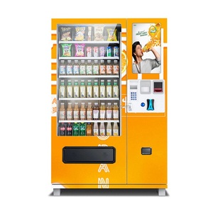 Giao Hàng Nhanh Chóng Lớn 215 Inch Màn Hình Cảm Ứng Salad Máy Bán Hàng Tự Động Tự Động Tự Động Thang Máy Thực Phẩm Tươi Mới Bán Hàng Tự Động SDK Chức Năng - Product Image 3