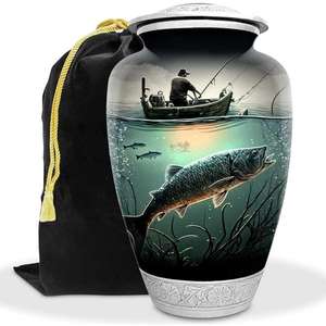 โกศงานศพทำด้วยมือทันสมัยสำหรับผู้ชายและผู้หญิงโกศตกแต่งโกศราคาขายส่งสำหรับเป็นอนุสรณ์ที่สง่างาม - Product Image 5