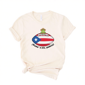 Maglietta Sportiva Boricua Football Pride, T-Shirt Coqui per il Giorno della Partita, per Tifosi di Porto Rico, Abbigliamento Sportivo, Regalo per Fan Boricua - Product Image 1