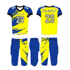 เสื้อเจอร์ซีย์ฟุตบอลอเมริกันพิมพ์ลายเสื้อซ้อมฟุตบอลเปล่าออกแบบได้ตามต้องการ - Product Image 4