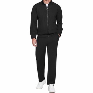 Ensemble de jogging pour hommes Survêtement en nylon blanc personnalisé Ensembles de survêtements en polyester coupe-vent pour hommes fabriqués par robe de sport - Product Image 1