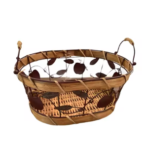 Decorative Fruit <b>Storage</b> Vegetables <b>Basket</b> Stand Decorative <b>Metal</b> Wire Fruit & Veggies Holder <b>Storage</b> Container <b>Baskets</b> - Product Image 3