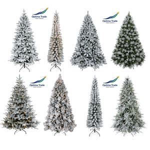 Snow Flocked Artificial Christmas <b>Tree</b> Luxury Frosted Full PVC PE PVC Full PE Hinged Christmas <b>Tree</b> 150 180 210 240 270 300 cm - Product Image 3