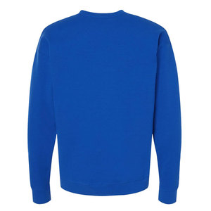 <b>Royal</b> <b>Blue</b> Sweatshirt Women Custom Logo Embroidered Blank Cotton Unisex Oversized Crew Neck Crewneck Sweatshirts Men - Product Image 3