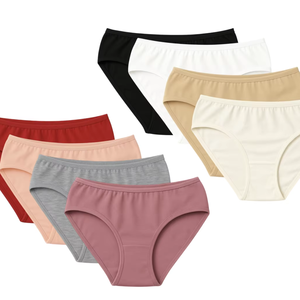 Braguitas de Viscosa Suave para Mujer, Ropa Interior Ligera y Transpirable Hecha en Turquía, Tela de Viscosa Premium, Bragas Cómodas - Product Image 1