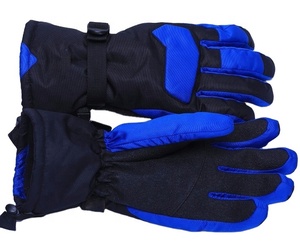 Gants d'hiver en cuir PU pour hommes, doublure imperméable de haute qualité, gants de Sport de plein air avec engrenages robustes - Product Image 3