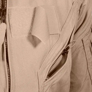 ชุดยูนิฟอร์มทำงานแขนยาวผ้าฝ้ายสีเบจน้ำหนักเบา ระบายอากาศได้ดี พร้อมบริการผลิตแบบ OEM จากโรงงาน ชุดคลุมสำหรับช่างอุตสาหกรรม - Product Image 6