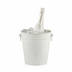 Hammered Style Golden Metal <b>Ice</b> Bucket With <b>Ring</b> Handle Wine Chiller For Bar Ware Parties <b>Ice</b> Bucket With Oval Shape - Product Image 2