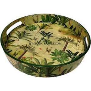 Trending Design Cocina de alta calidad Decorativo Servidor de alimentos para el hogar Bandeja de artículos Resorts Cafe and Hotel Table Top Fancy Server Tray - Product Image 6