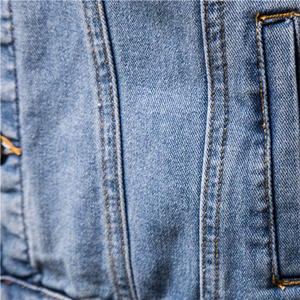 Veste en jean à manches longues de meilleure qualité pour hommes adultes col rabattu tenue décontractée veste en jean pour hommes avec fermeture à boutons - Product Image 6