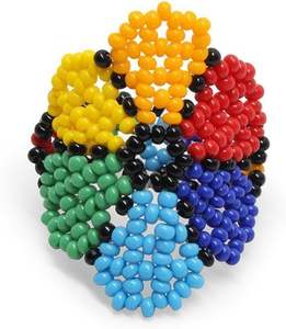 HF Crafts Anillo de cuentas de semillas de vidrio hecho a mano Cuentas de estilo clásico de alta calidad para bodas Compromisos Fiestas Regalos Precio - Product Image 5