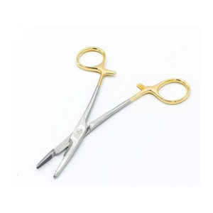 Fórceps de abrazadera de bloqueo hemostático Soportes de aguja quirúrgicos médicos curvos rectos/Soporte de aguja quirúrgico recto - Product Image 5