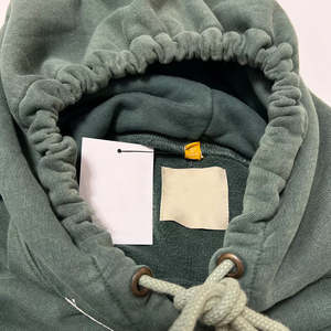 Sweat à capuche surdimensionné léger et chaud de haute qualité délavé à l'acide pour l'hiver avec logo personnalisé Dernier modèle Sweat à capuche OEM - Product Image 3