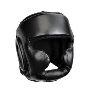 หมวกซ้อมมวยแบบเต็มศีรษะสำหรับฝึกซ้อมและชกมวยทำจากหนังปรับโลโก้ได้ตามต้องการ - Product Image 1