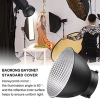 Plat d'abat-jour de diffuseur de réflecteur Standard de 7 pouces avec grille en nid d'abeille pour Bowens Mount Studio Flash stroboscopique Speedlite