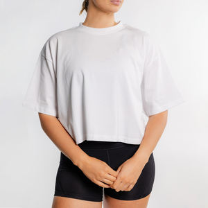 Sudaderas cortas personalizadas para mujer, Jersey transpirable de secado rápido, sudaderas de gran tamaño recortadas para mujer - Product Image 6