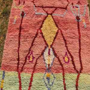 Rajasthani Pattenred alfombras mano bloque estampado patrón Dhurries para el hogar sala de estar y decoración de jardín alfombras totalmente bordadas - Product Image 2