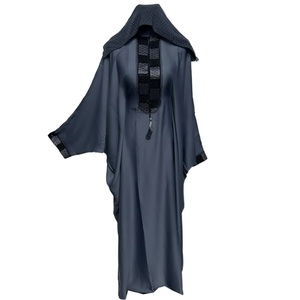Vente en gros Nouveau style femmes Dubai Abaya turque modeste élégant manches chauve-souris Abaya matériel brillant Abaya pour les femmes - Product Image 2