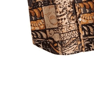 เสื้อฮาวายสำหรับผู้ชายเสื้อเชิ้ตผ้าฝ้าย100% ฤดูร้อนเสื้อพิมพ์ลายแบบกำหนดเองเสื้อวันหยุดสำหรับผู้ชาย - Product Image 2