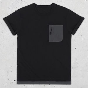 Camiseta de Verano 2025 Personalizable para Hombre, 100% Algodón, Transpirable, con Bolsillo, para Fitness, Nueva, Ecológica, Tejida - Product Image 1