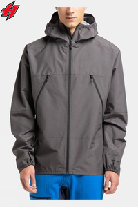 Chaqueta de lluvia de nailon 100% para hombre, Cazadora ligera personalizada de marca, de alta calidad, nuevo diseño - Product Image 3