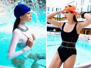 High Quality <b>Face</b> Balaclava Couple <b>Sunscreen</b> Headgear <b>for</b> Men and Women Swimming Quick Dry Balaclava - Product Image 6