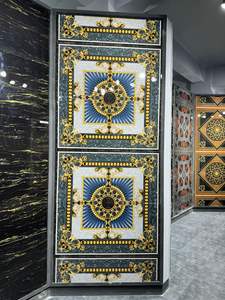 Améliorez votre revêtement de sol avec nos carreaux de porcelaine Inky Glossy durables et élégants en dimensions 600x1200 fabriqués en Inde. - Product Image 3