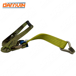 Nhiệm Vụ Nặng Nề 4 Tấn 50Mm Hàng Hóa Lashing Vành Đai 8M Tie Xuống Ratchet Dây Đeo Với Đôi J Móc Việt Nam Nhà Sản Xuất Cho Hậu Cần - Product Image 4