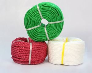 Cuerdas trenzadas de nailon HDPE de 1mm-24mm, cuerdas de hilo de 3 capas y 4 capas, cuerdas de monofilamento de HDPE para embalaje, pesca, venta al por mayor marina - Product Image 5