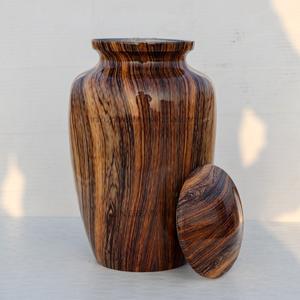 Best Quality Adult Urns Wooden Style Aluminum Cremation Urns for Human Ashes <b>Funeral</b> <b>Supplies</b> Urn at Wholesale Price From India - Product Image 4