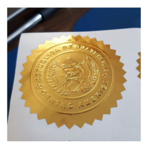 Custom Gold Foil High Quality PVC Metalized Embossed Adhesive Labels <b>Waterproof</b> UV Printed Personalized Toothpaste Lotion - Product Image 3