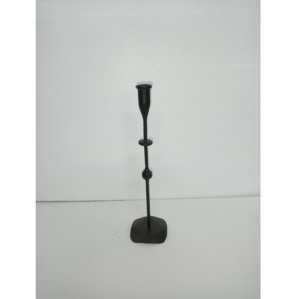 Flameless Metal Candle Holder Black Color <b>Christmas</b> Home Decor Enhances Space Minimalist Charm Bold Contemporary Finish Handmade - Product Image 5