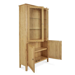 <b>Display</b> <b>Cabinet</b> High Quality Made of Solid Teak <b>Wood</b> High Quality with Mirror and Finish Color NC Natural for Indoor Use - Product Image 5