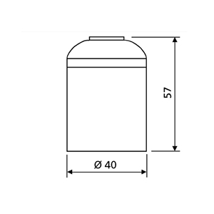 Portalampada E27 nero liscio (Solera 6829CLN-U) (Confezionato) - Product Image 2