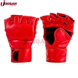 Gants de boxe en cuir de vachette véritable personnalisés de qualité supérieure Protection et confort élevés durables pour les arts martiaux - Product Image 4