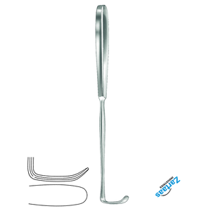 High Quality Stainless Steel Langenbeck Retractor 30x14mm, Length 22cm Surgical Instruments Manufacturer and Exporter - Product Image 3