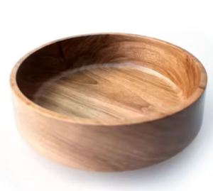 Recién llegado, plato de fruta de madera decorativo de Navidad, cuenco para servir para decoración, cocina casera en diseño moderno - Product Image 1