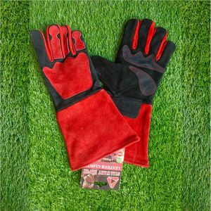 Gants de soudage en cuir de vachette de haute qualité, personnalisés, résistants à la chaleur, avec une épaisseur de 16 oz, sans silicone et antidérapants - Product Image 2