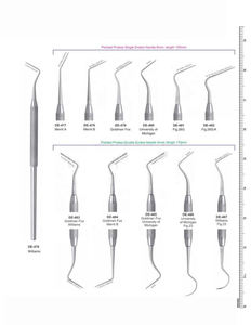 Instrumentos quirúrgicos dentales de acero inoxidable, Manual duradero, certificación CE, garantía de 3 años para sonda de diagnóstico dental, dentista - Product Image 3