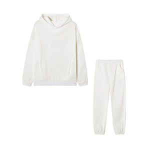 Chándal personalizado de alta calidad para mujer, talla XL, pantalones de chándal con logotipo impreso, chándal con logotipo personalizado OEM de invierno para chicas a la moda - Product Image 1