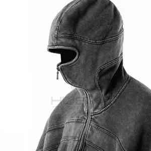 Sweat-shirt pour hommes personnalisé style pull-over 100% coton polaire à manches longues OEM coupe confortable disponible en gros - Product Image 2