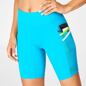 Short d'entraînement de gymnastique pour femmes taille moyenne personnalisé tissu respirant coupe-vent séchage rapide levage des fesses Yoga butin entraînement sportif - Product Image 3