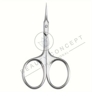 Pousse-cuticules et ciseaux de manucure en acier inoxydable pour droitiers, outil de beauté pour l'élimination des peaux mortes et le soin des ongles - Product Image 1