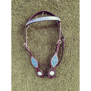 Top Trending Show Horse Tack Flower Handed Headstall Western Bridle Design par les exportateurs indiens - Product Image 5