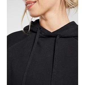 2025 nuevas sudaderas con capucha de gran tamaño personalizadas para mujer, jersey de manga larga de lana, ropa de Otoño Invierno, Tops con bolsillo, sudaderas con capucha para mujer - Product Image 5